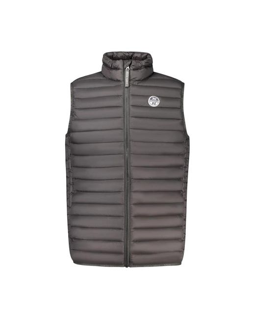 North Sails Gray Waistcoats for men
