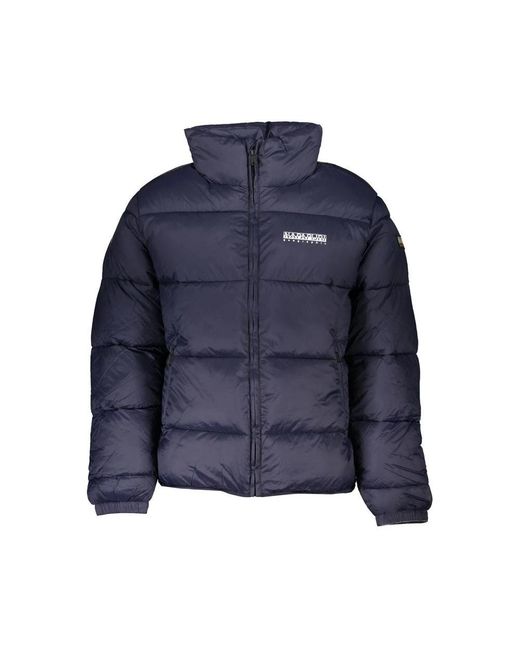 Napapijri Blue Winter Jackets for men