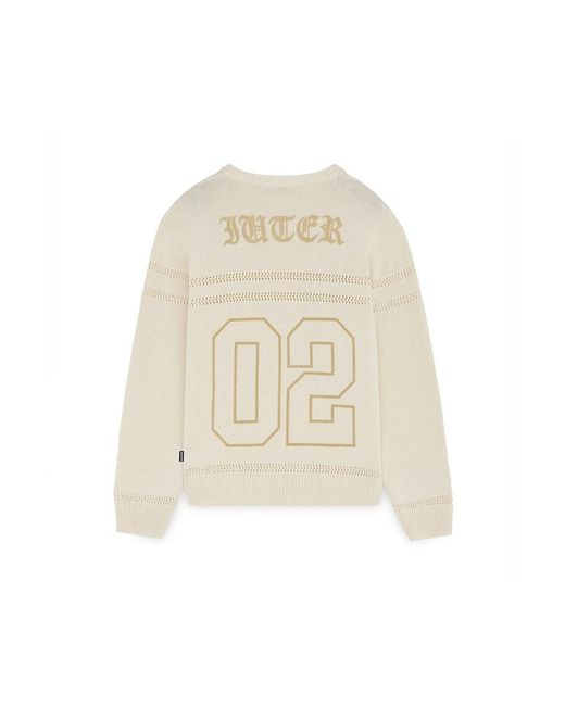 Iuter Natural V-Neck Knitwear for men