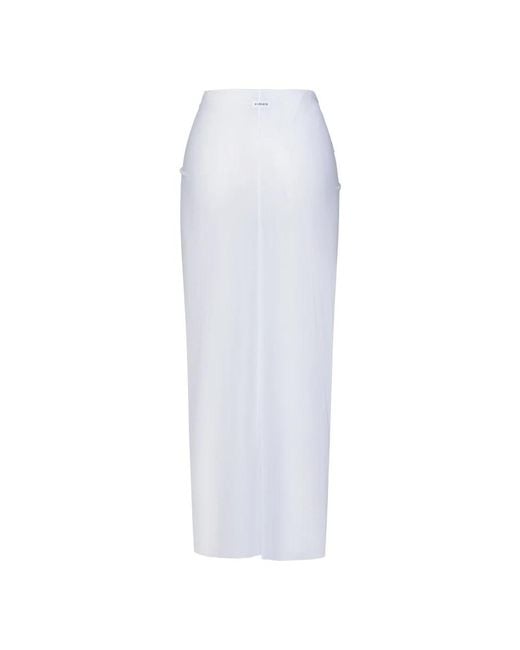 Fisico White Maxi Skirts