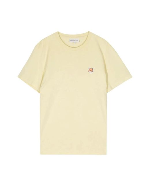 Maison Kitsuné Yellow T-shirts