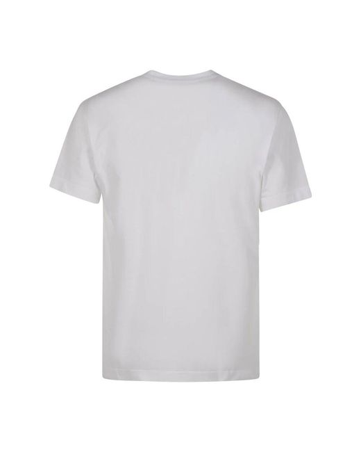 COMME DES GARÇONS PLAY Weißes Hemd Mit Rotem Emblem in Gray für Herren