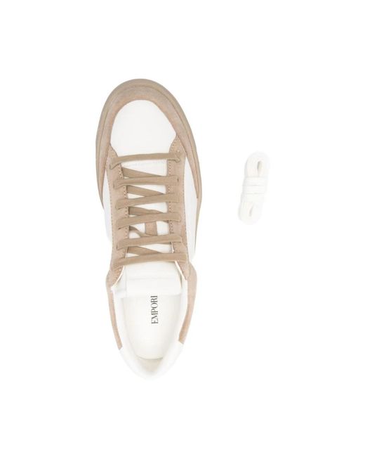Emporio Armani Natural Sneakers for men