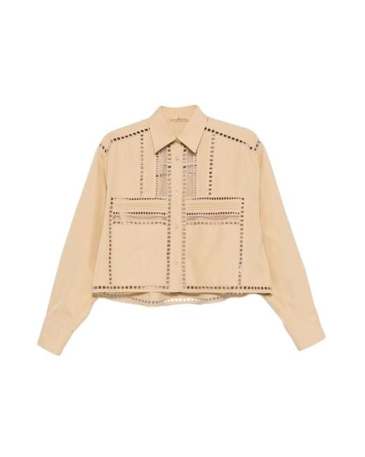 Ermanno Scervino Natural Shirts