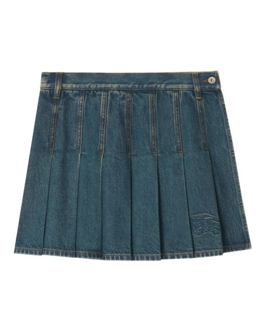 Burberry Blue Denim Skirts