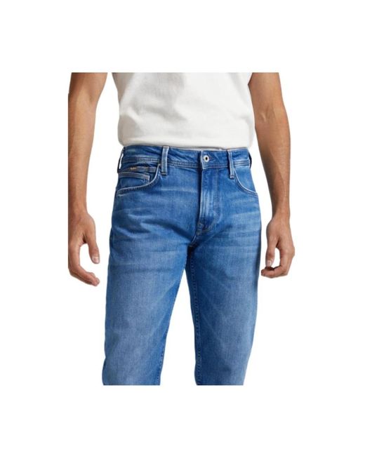 Pepe Jeans Blue Slim Fit Jeans for men