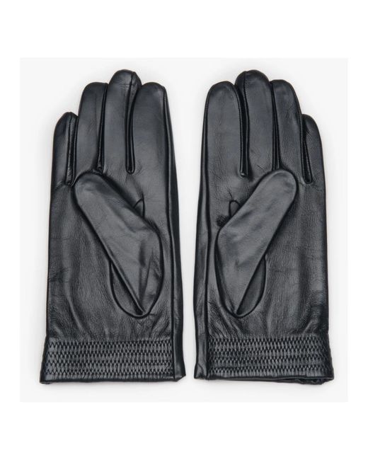 ESTRO Black Gloves for men