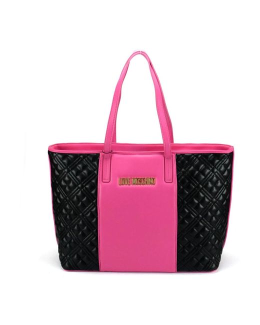 Love Moschino Pink Tote Bags