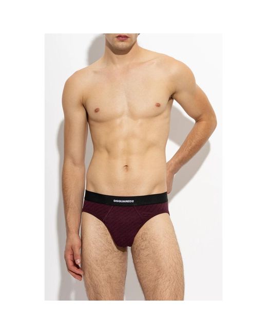 Bottoms DSquared² de hombre de color Purple