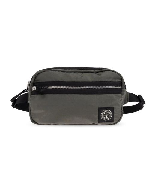 Stone Island Belt Bags in het Black voor heren