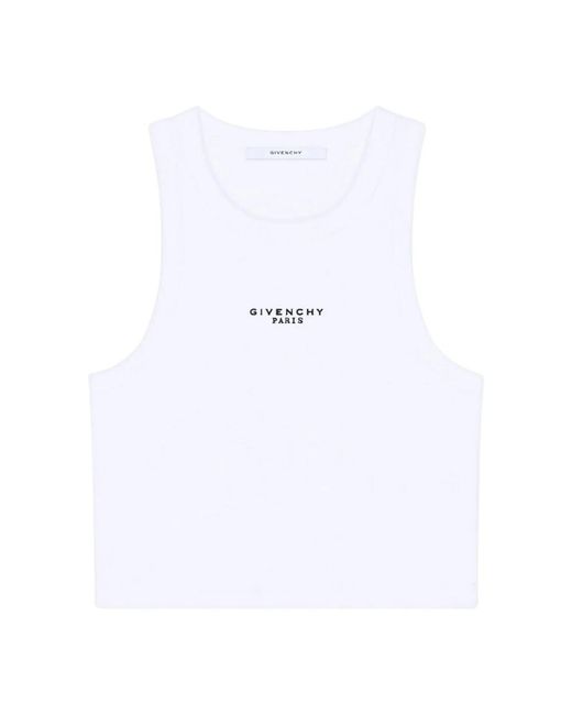 Givenchy White Sleeveless Tops