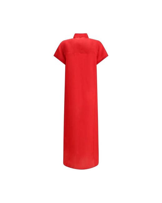 Shirt Dresses Khaite de color Red