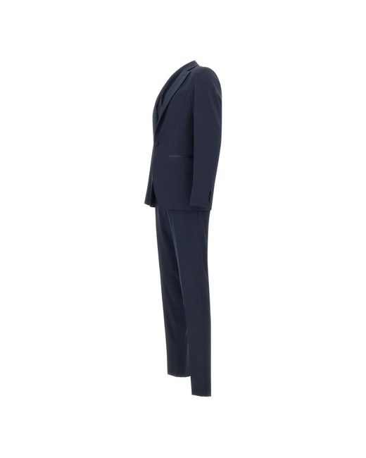 Single Breasted Suits Corneliani de hombre de color Blue