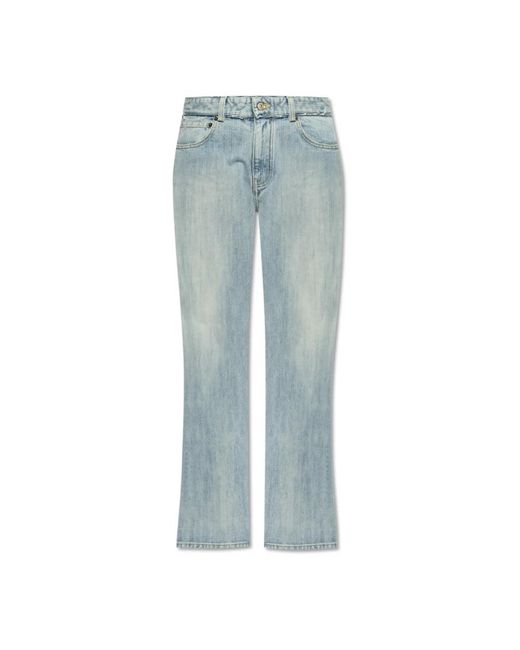 Balenciaga Straight Jeans in het Blue
