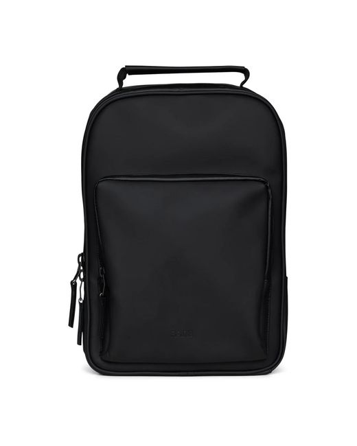 Rains Black Backpacks