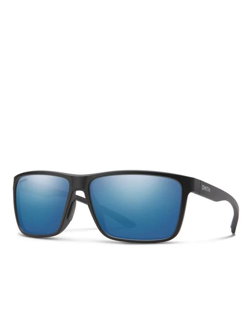 Smith Accessoires ,Zwart ,Riptide Zonnebril in het Blue