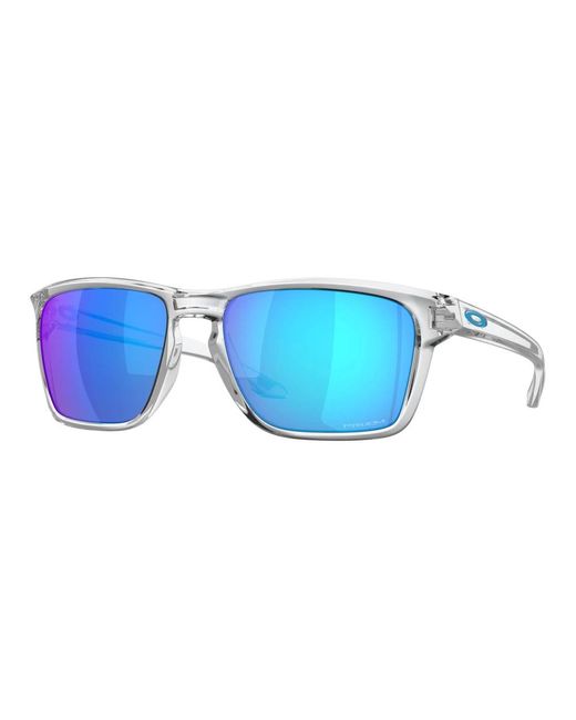 Oakley Mattschwarze sonnenbrille mit prizm sapphire iridium in Blue für Herren