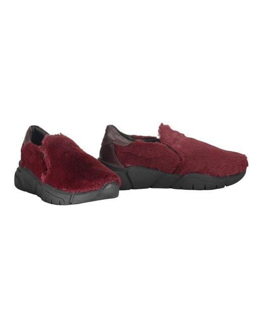 Moschino Red Sneakers