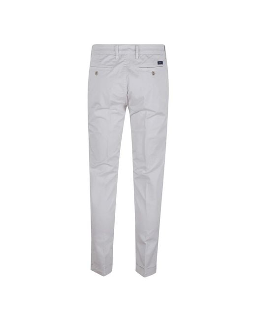 Fay Gray Slim-Fit Trousers for men