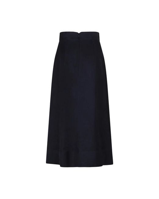 P.A.R.O.S.H. Blue Midi Skirts