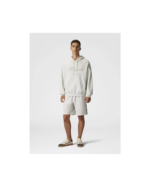 Missoni Hoodies & Sweatvesten ,Wit ,Katoen Zigzag Hooded Sweatshirt in het White voor heren