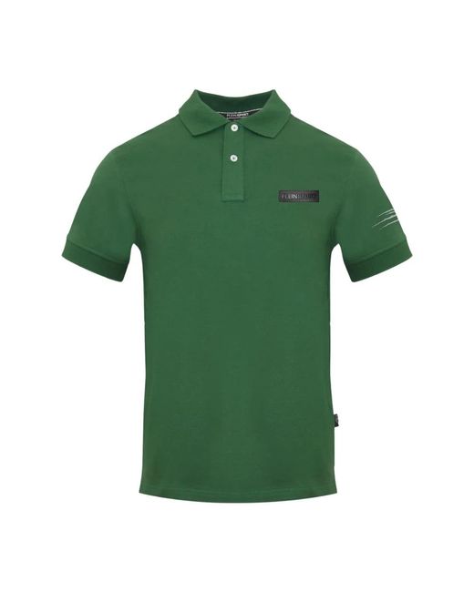 Philipp Plein Green Polo Shirts for men