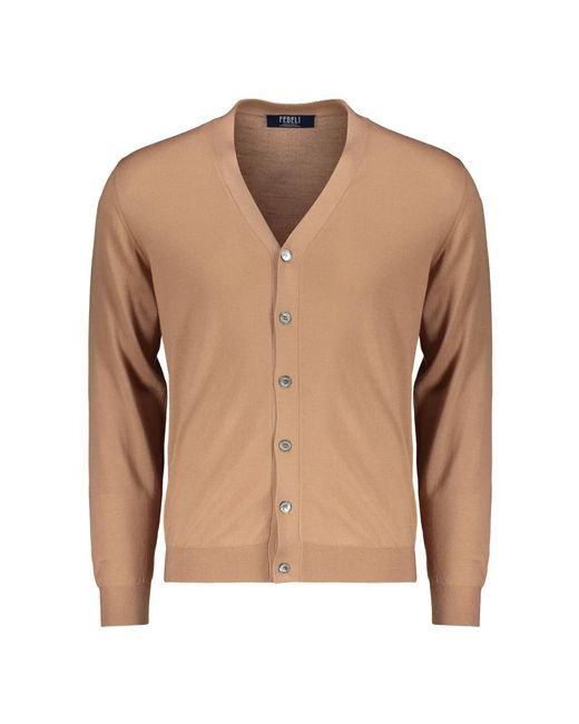 Fedeli Truien & Vesten ,Bruin ,Truien in het Brown voor heren