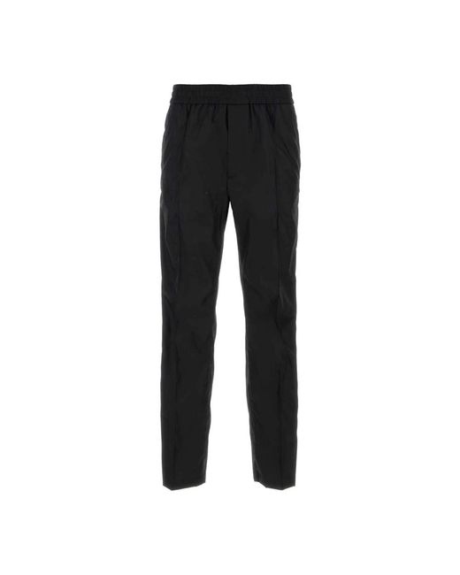 Valentino Garavani Black Slim-Fit Trousers for men