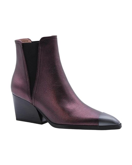 Hispanitas Purple Cowboy & Biker Boots