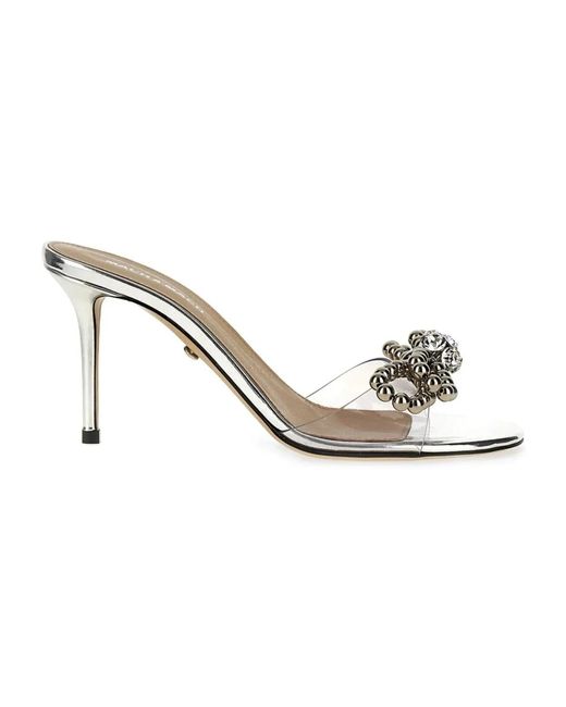 Heeled Mules Mach & Mach en coloris White