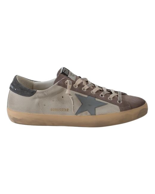 Golden Goose Deluxe Brand Gray Sneakers for men