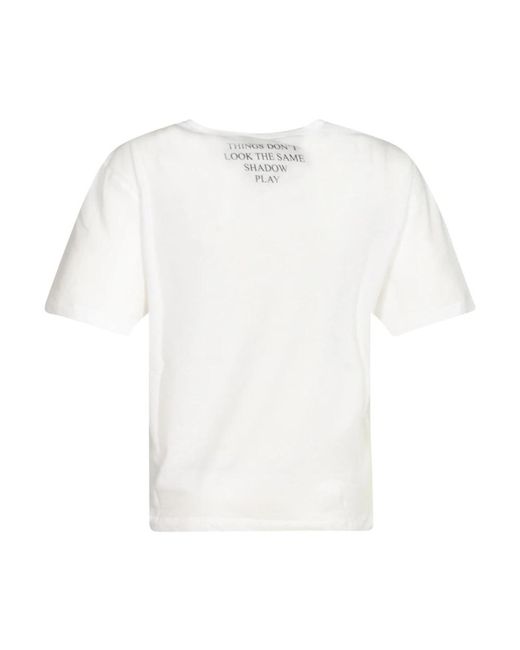 Ann Demeulemeester White T-Shirts