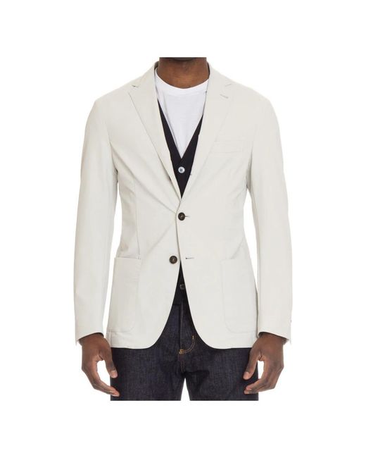 Eleventy Jassen ,Wit ,Blazer in het White voor heren