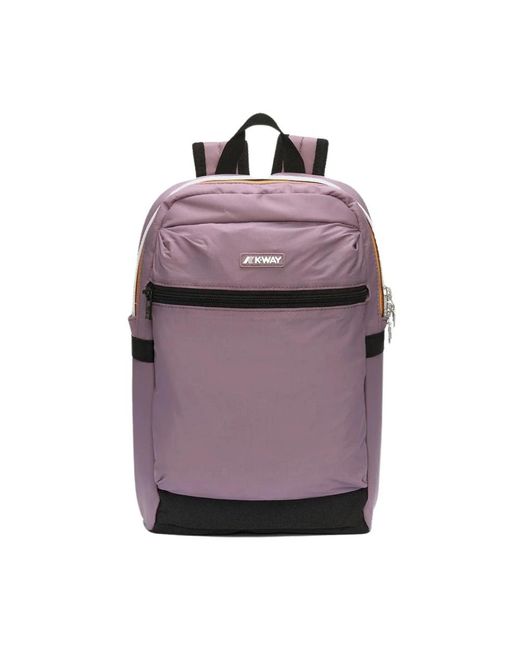K-Way Purple Wasserdichter ripstop-rucksack