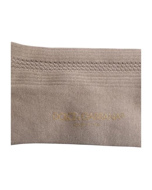 Dolce & Gabbana Gray Socks for men