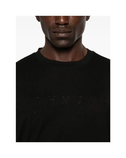 John Richmond Black T-Shirts for men