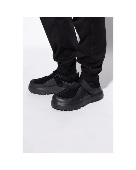 Ugg Schoenen ,Zwart ,Leer Schoenen M Peakmod Lowcut in het Black voor heren