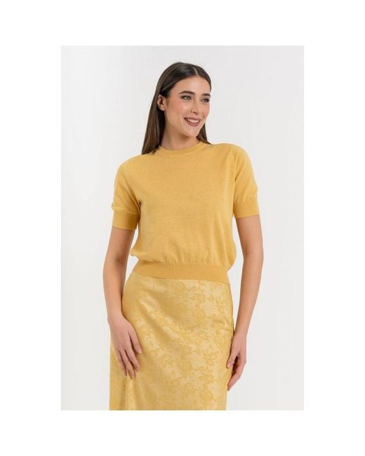 Kocca Metallic Round-Neck Knitwear