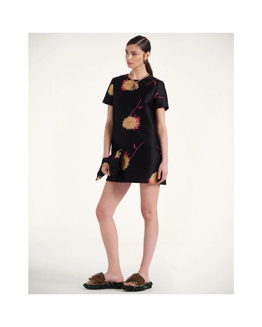 LaDoubleJ Black Mini Swing Kleid