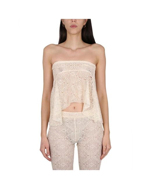 DSquared² Natural Sleeveless Tops
