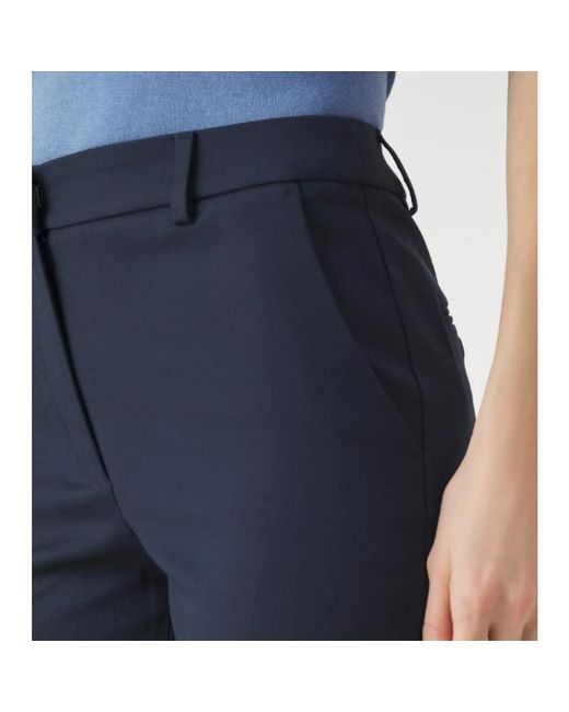 Trousers > slim-fit trousers Weekend by Maxmara en coloris Blue