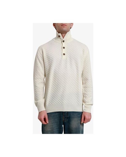Paolo Pecora White Turtlenecks for men