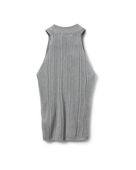 Sofie Schnoor Gray Sleeveless Tops
