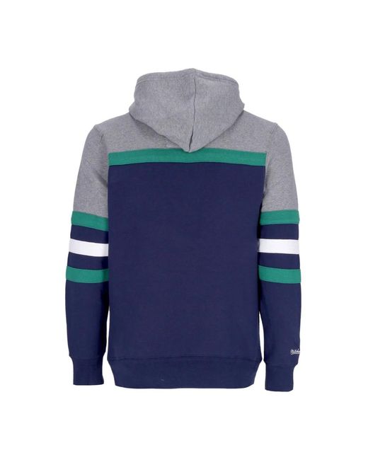 Mitchell & Ness Blue Hoodies for men