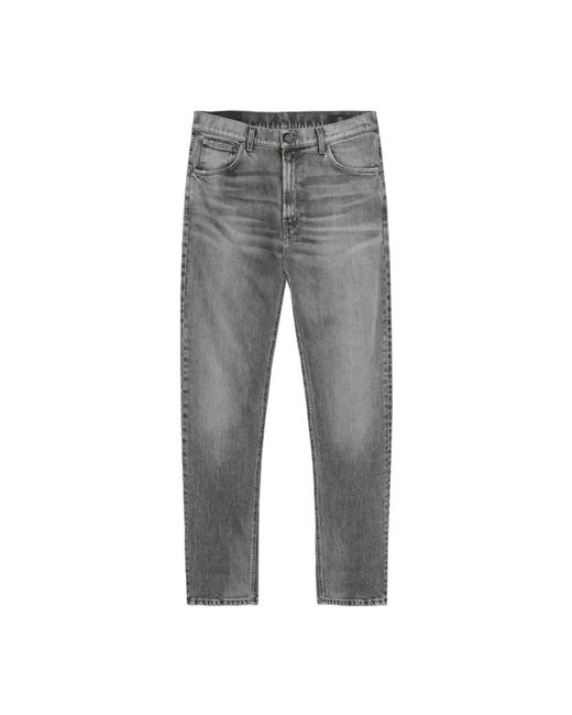 Dondup Gray Straight Jeans for men