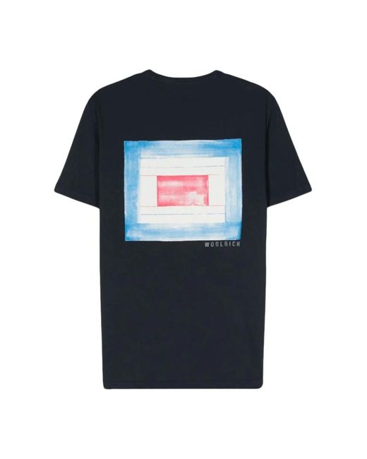 Woolrich Blue T-Shirts for men
