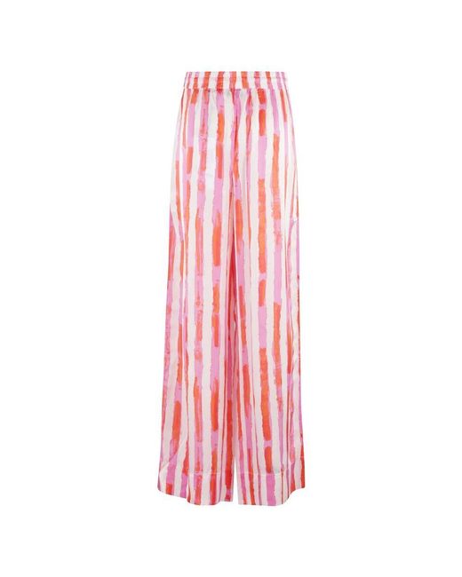 Essentiel Antwerp Pink Weite Track Hose