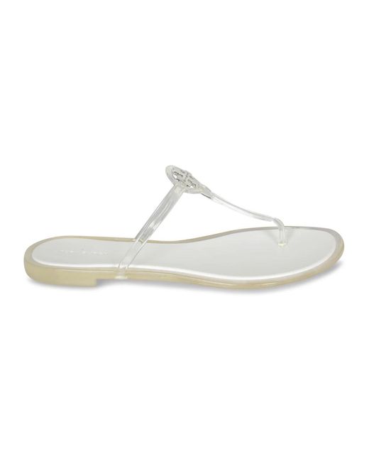 Tory Burch Flip Flops in het White