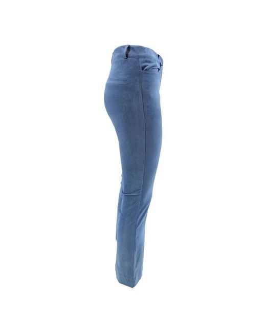 D.exterior Blue Wide Trousers