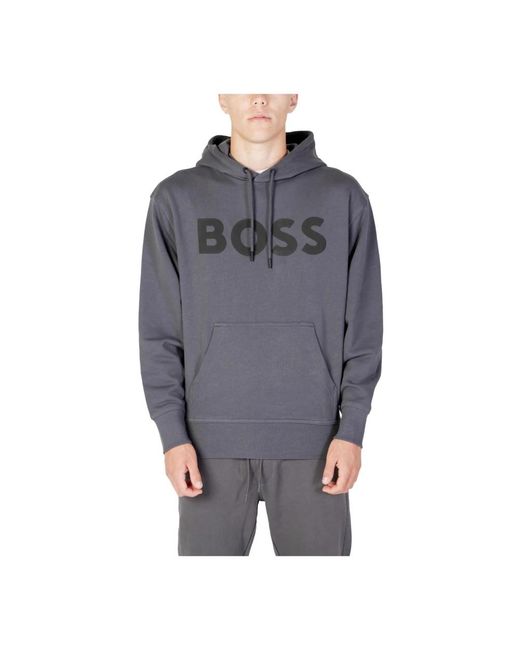 HUGO Gray Hoodies for men